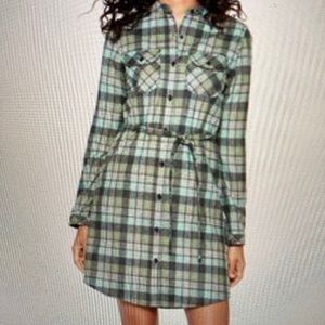 Pendleton Oceanside Shirt Dress, beach boy plaid, size small